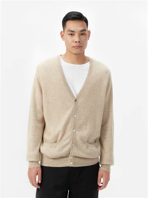 Quality Men's Cashmere Cardigan | GOBI Mongolian Cashmere