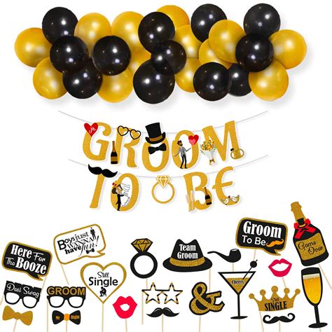 Party Propz Groom To Be Decoration Set-47Pcs Bachelor Party Props ...