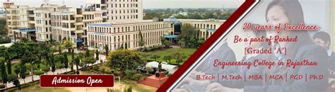 Top College in Jaipur for Engineering | Best Private Engineering ...