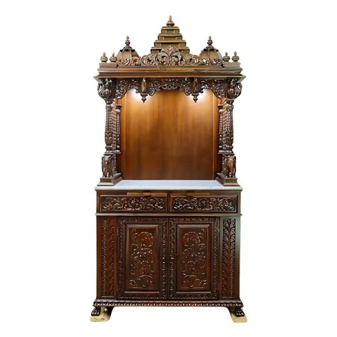 Padmanidhi Teak Wood Mandap (Brown)