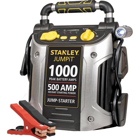 STANLEY 1000/500 Amp 12V Jump Starter with LED Light and USB (J509) - Walmart.com - Walmart.com