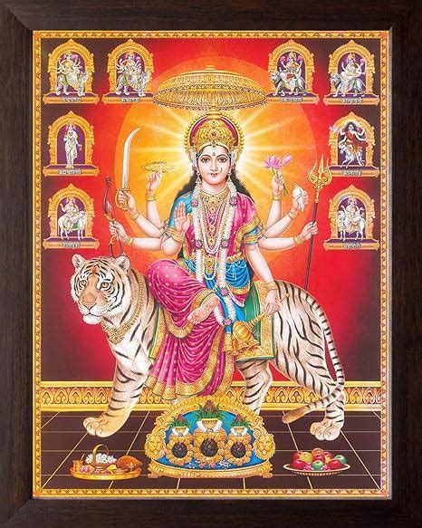 Art n Store: Goddess Durga/Ambe/Sherawali Maa in his 9 Form, HD Printed ...