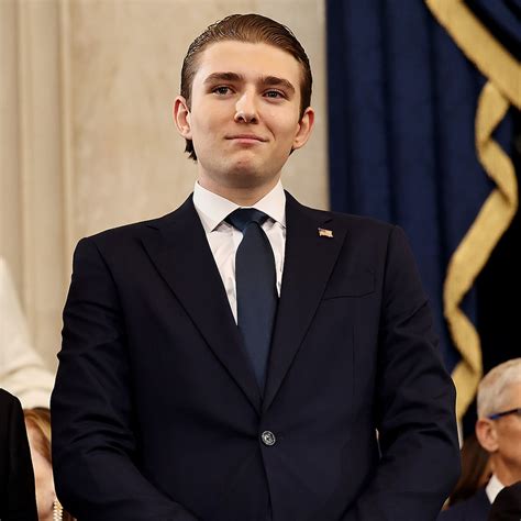 Barron Trump Makes Rare Appearance at Dad Donald Trump’s Inauguration
