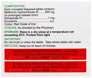 Ziglim M 1/500 MG Tablet Pr 15: Uses, Side Effects, Price & Substitutes