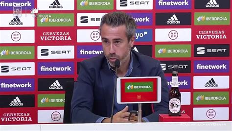 La rueda de prensa del seleccionador femenino, Jorge Vilda, en streaming