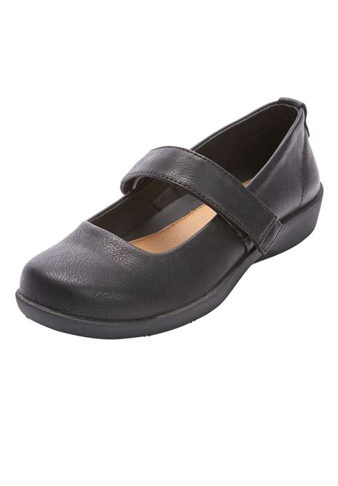 Comfortview Womens Wide Width Mary Jane Flat Shoes Australia | Ubuy