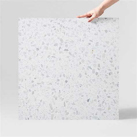 White Terrazzo Tiles - Terrazzoflooringdubai - Medium