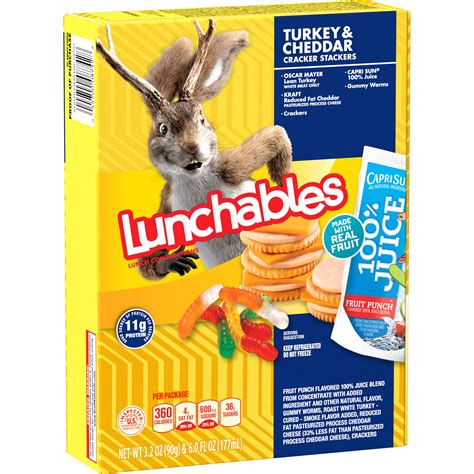Buy Lunchables Turkey & Reduced Fat Cheddar Cheese Cracker Stackers ...
