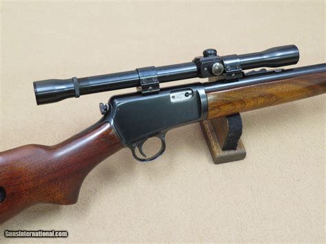 1949 Winchester Model 63 Semi-Auto .22 Rifle w/ Period Weaver 4X Scope ...