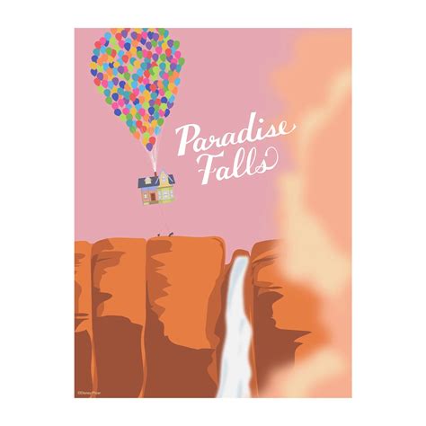 Up Paradise Falls Poster