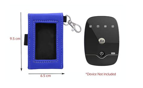 Saco Pouch for Reliance JioFi 4G Hotspot M2 Wireless Router (Blue ...