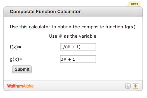 Image result for Combination of Functions Calculator