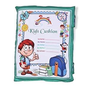 JEBISON Kid's Learning Pillow Cum Book with English and Hindi Alphabets ...