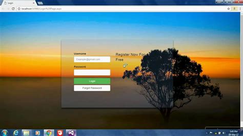 How To Design A Login Page In Asp Net Using Css Tutorial Pics - Vrogue
