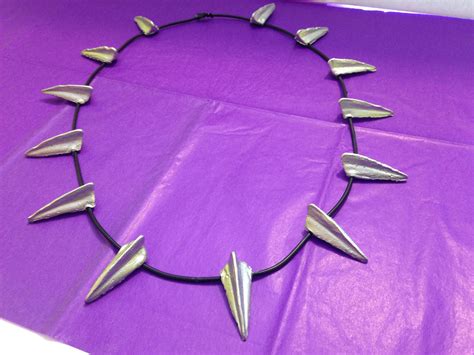 How To Make MARVEL BLACK PANTHER NECKLACE new suit! Very easy cheap DIY ...