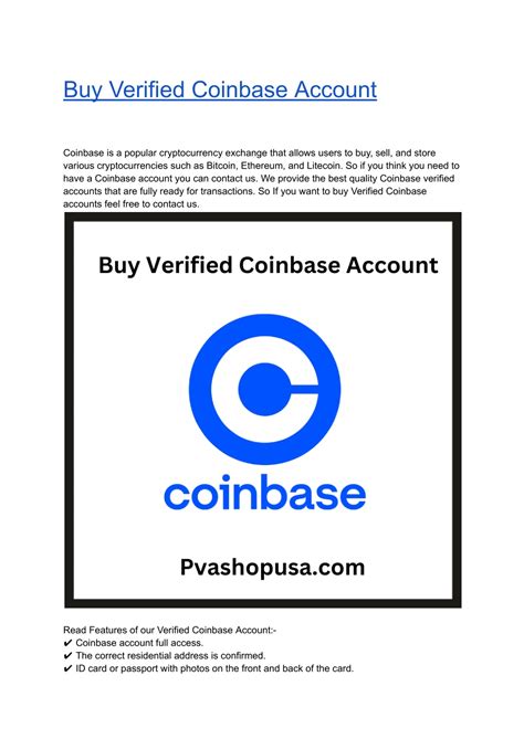 PPT - Buy Verified Coinbase Account PowerPoint Presentation, free ...