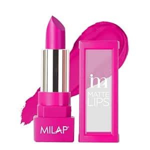 Buy MILAP Matte Lipstick | Highly Pigmented Long Wearing Matte Lipstick ...