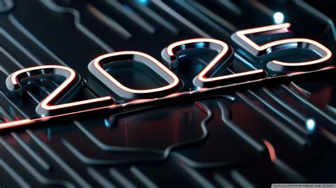 New 2025 Year 4K UHD Wallpaper for UltraHD Desktop and TV : Dual and Triple Monitor