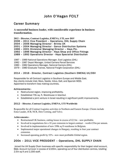 John O'Hagan CV170217 | DOC