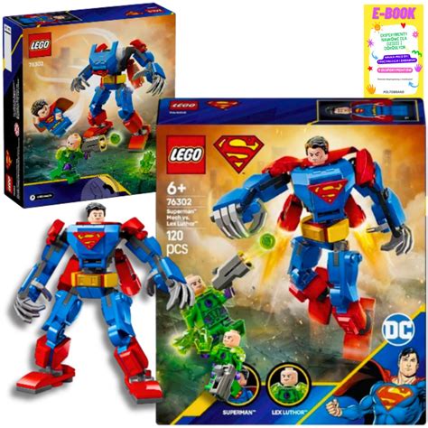 LEGO DC COMICS SUPER HEROES Mech Supermana kontra Lex Luthor 76302 ...