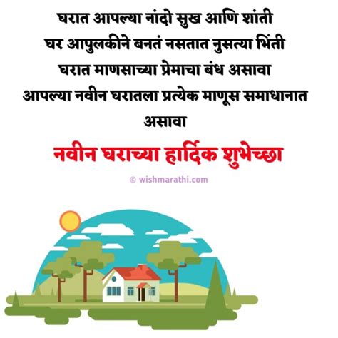 गृहप्रवेश व नवीन घराच्या शुभेच्छा | New Home Wishes in Marathi
