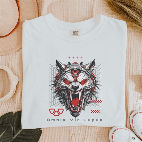 Red Rising Inspired Tee | Omnis Vir Lupus | Sci-fi Wolf Shirt | Perfect ...