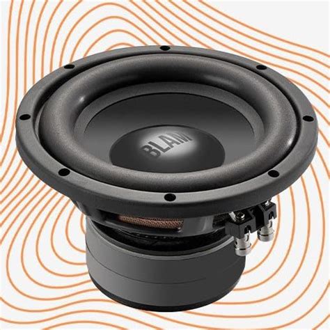 KMH Blam Live Series 8" Subwoofer LSP 20 for car | Black subwoofer ...