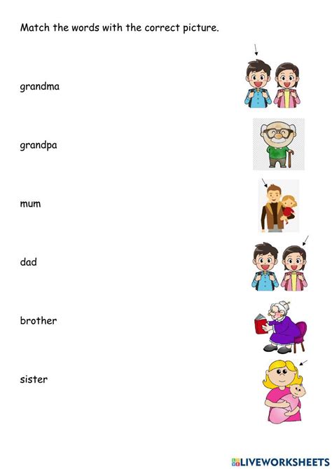 Family Members Ages and Hobbies Worksheet 的图像结果