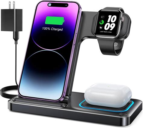 Amazon.com: DUMTERR 3 in 1 Wireless Charger for iPhone 16/15/14/13/12 ...
