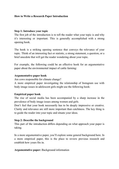 Image result for Research Paper Introduction Example