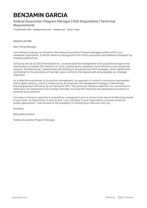 Program Manager Cover Letter Examples 的图像结果