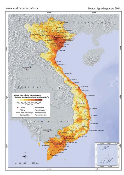 Vietnam cities population