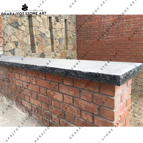 Natural Flagstone Black Random Wall Cladding – Dharajyot Stone Art