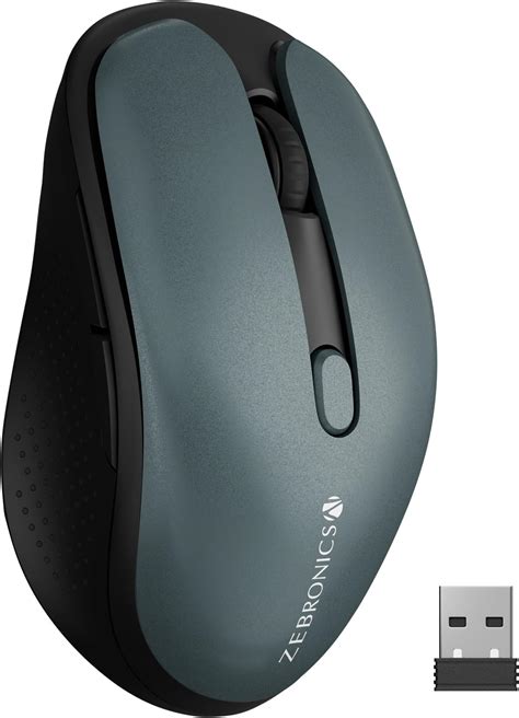 Amazon.in: Buy ZEBRONICS Charm Rechargeable Wireless Mouse, Dual Mode ...