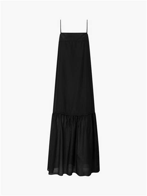 Lovechild 1979 Mya Cotton Tiered Maxi Dress, Black