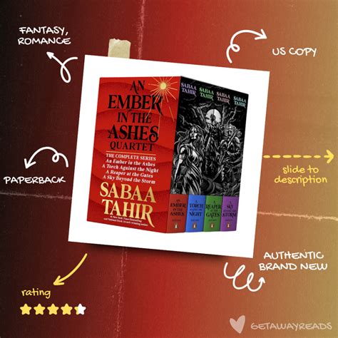 An Ember in the Ashes Complete Series 4-Book Box Set by Sabaa Tahir ...