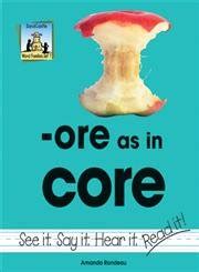 Ore As in Core (Word Families Set 7) : Rondeau, Amanda: Amazon.in: Books