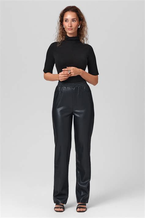 Black Leather Pants For Women Black Leather Pants | Broeken & Jeans