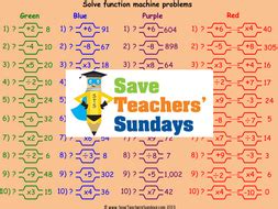 Image result for Basic Function Machines KS2