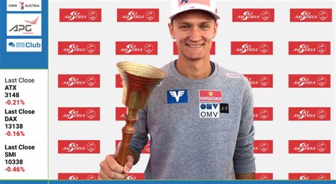Daniel Huber läutet die Opening Bell für Freitag und den Skisprung ...