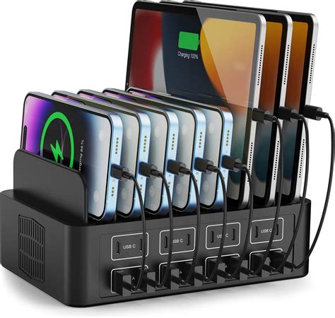 Amazon.com: Multi Function Charging Station, 10-Port USB Charging ...