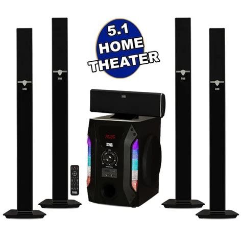 Acoustic Audio Bluetooth Tower 5.1 Home Speaker India | Ubuy