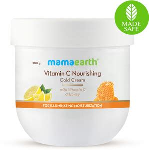 Mamaearth Vitamin C Nourishing Cold Cream for Face & Body with Vitamin ...