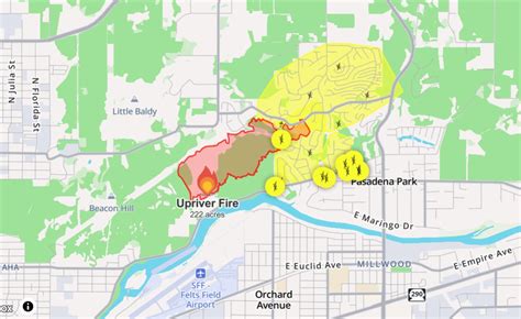 Spokane fire update: Over 300 acres wildfire, 12,000 evacuated; check ...
