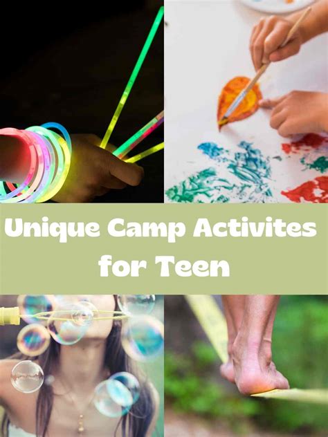 49 Teen Camp Activities for Fun in the Sun - momma teen