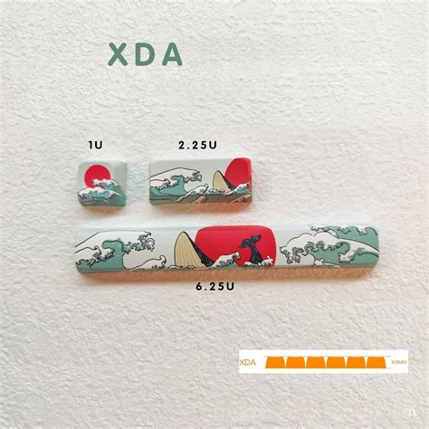 Coral Sea Novelties XDA 3 PBT Keycaps Set – CuriosityCaps