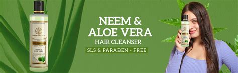 Buy Khadi Natural Neem & Aloe Vera Herbal Shampoo | Anti-Dandruff ...