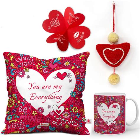 Buy Indigifts Valentines Day You Are My Everything Quote Love Doodle ...