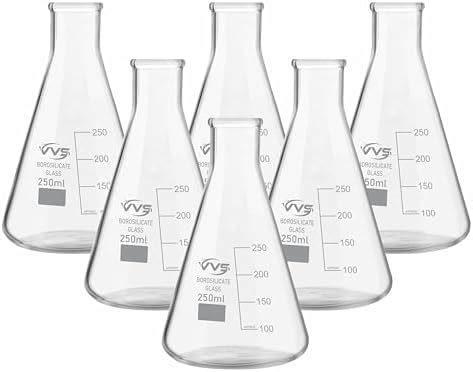 Manikarn Borosilicate Glass Conical Flask 10 ml / 25 ml / 50 ml / 100 ...