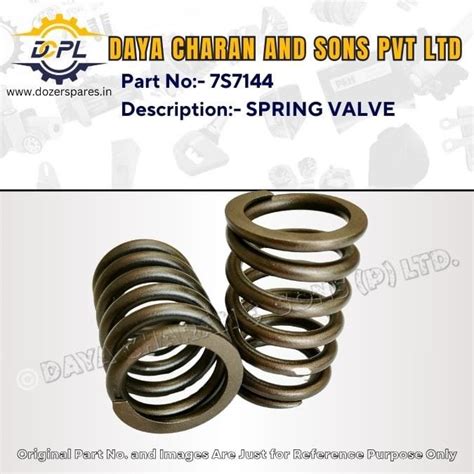 7S7144-SPRING-VALVE-Caterpillar-EXCAVATOR, INDUSTRIAL ENGINE, MARINE ...
